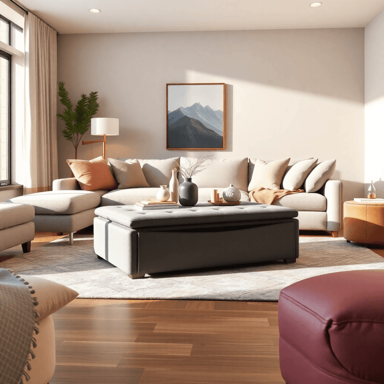 Do Ottomans Make Good Coffee Tables?