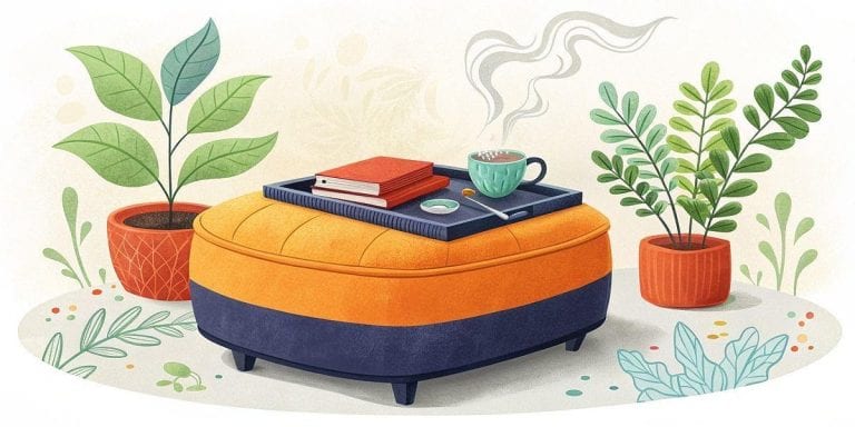 Transform Your Living Room: 5 Chic Trays to Elevate Your Ottoman Style