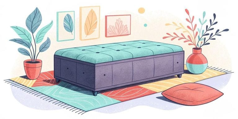 Inprove Your Space: The Multifunctional Benefits of the Tbfit Large Square Storage Ottoman