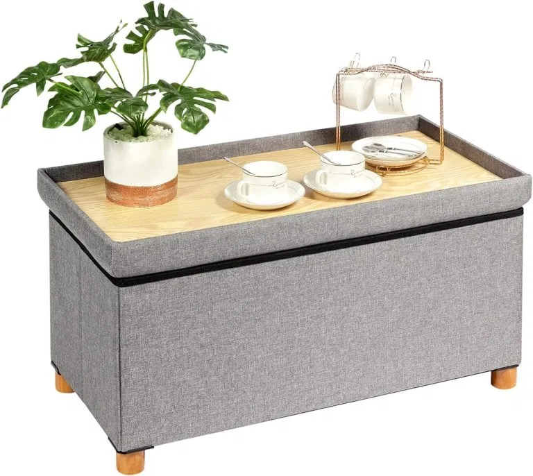 PINPLUS Ottoman with Storage Coffee Table