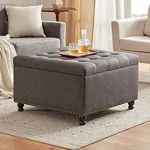 PINPLUS Ottoman with Storage Coffee Table
