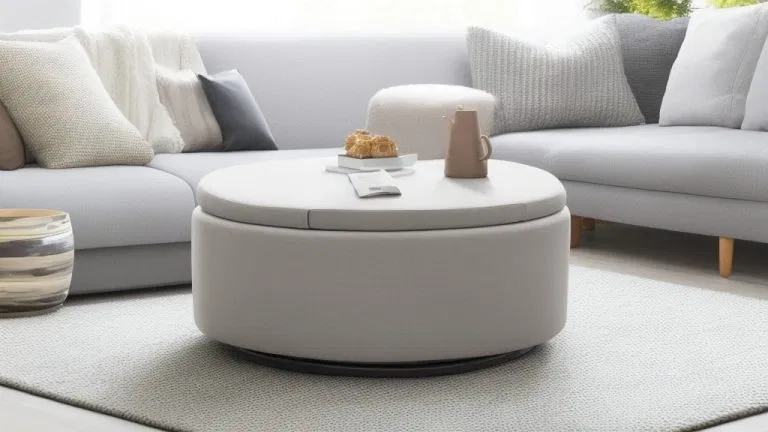 Fabric Ottoman Coffee Table