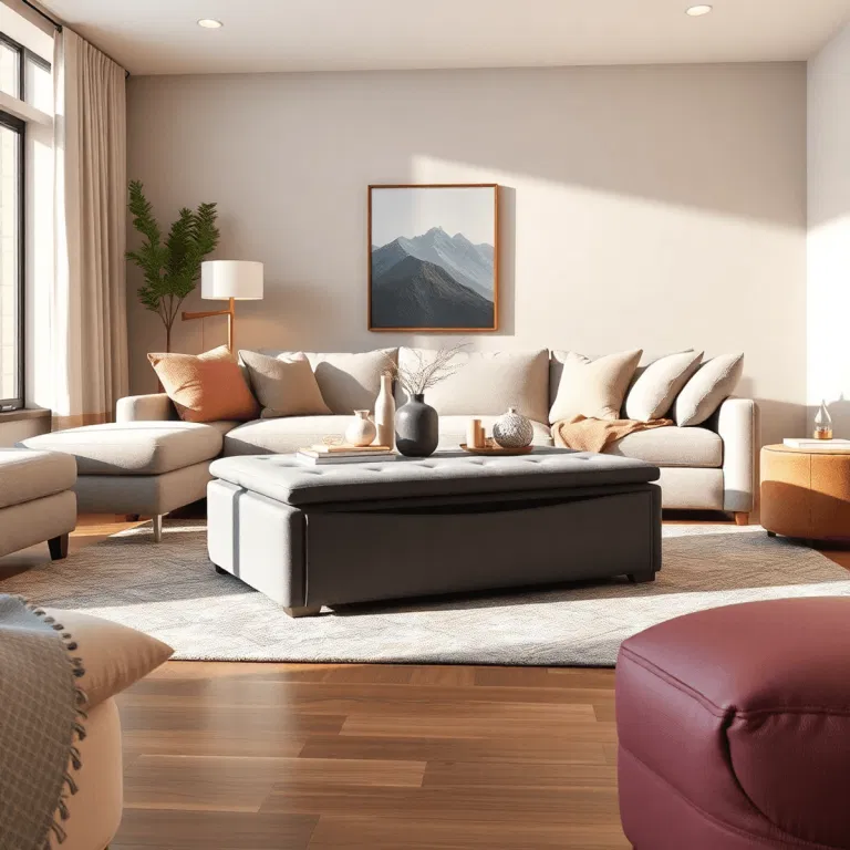 Do Ottomans Make Good Coffee Tables?