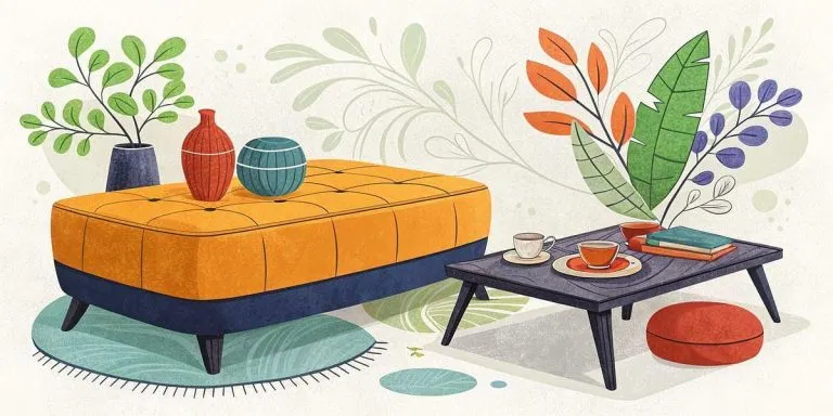 6 Amazing Ottomans That Double as Stylish Coffee Tables