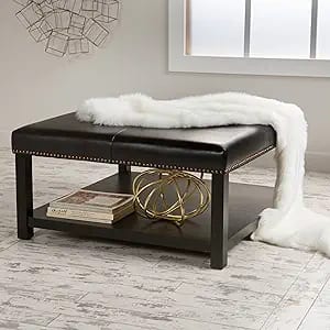 The Christopher Knight Home Julia Bench with Rack, a sturdy product, combines style and functionality, offering a versatile seating solution for any space. With its elegant design, sturdy build, and built-in storage rack, this bench is a practical addition to your home decor. As someone experienced in interior design trends, I appreciate the blend of aesthetics and utility that this piece provides. This review will delve into the features, pros, cons, and overall performance of the sturdy Christopher Knight Home Julia Bench with Rack. By the end of this article, you'll have a clear understanding of how this sturdy product can enhance both your living space's appeal and organization. TL;DR Summary The Christopher Knight Home Julia Bench with Rack is a versatile ottoman that serves as a seat, footrest, tabletop, or storage unit. Crafted with premium faux leather upholstery and a birch wood frame in an elegant brown color with a dark brown finish. Specification Value Brand Christopher Knight Home Material Faux Leather Frame Material Birch Wood Color Brown Frame Finish Dark Brown Assembly Required Yes Dimensions 34.25"D x 35.25"W x 18.25"H Seat Height 18.25 Inches Product Care Instructions Wipe with Damp Cloth Seating Capacity 2 Item Weight 33 pounds Country of Origin China Versatility Seat, Footrest, Tabletop, Storage Unit Price Point Affordable Tailoring & Fabrics Exceptional and Durable Furniture Brand Christopher Knight Home Quality Craftsmanship Attention Key Features The Christopher Knight Home Julia Bench with Rack offers a versatile ottoman that serves multiple functions, making it a practical addition to any living space. The ability to use it as a seat, footrest, tabletop, or storage unit provides flexibility for different needs and preferences. Crafted from faux leather and birch wood frame materials, this bench boasts exceptional tailoring and durable fabrics that not only enhance its aesthetic appeal but also ensure long-lasting functionality. The combination of premium materials and piece contributes to the overall quality and durability of the product. With its elegant design featuring a brown color and dark brown finish, the Julia Bench seamlessly blends into various interior styles while adding a touch of sophistication to any room. Its practical dimensions make it suitable for different spaces, whether used in a living room, bedroom, entryway, or even as additional seating in an office setting. The affordable price point of the Christopher Knight Home Julia Bench with Rack makes it accessible to consumers with varying budgets without compromising on style, quality, or piece. Whether you need extra seating for guests, a convenient place to put up your feet after a long day, or simply want to declutter your space by utilizing the storage rack feature – this bench caters to diverse needs effectively. Versatile Use as Seat, Footrest, Tabletop, or Storage Can be used as a comfortable seat for two people. It offers ample space for seating without compromising on comfort. The bench is a sturdy piece and can accommodate two individuals conveniently. Doubles as a convenient footrest for relaxation. After a long day, putting your feet up on the ottoman provides a cozy way to unwind. It's not just stylish but also functional in providing that extra level of comfort. Features a sturdy surface for placing drinks or snacks. Whether you're hosting guests or enjoying a quiet evening in front of the TV, this bench serves as an ideal tabletop substitute. Its flat top allows you to place beverages and snacks securely. Provides hidden storage space for keeping items organized. The added benefit of storage within the ottoman is perfect for decluttering your living space effortlessly. You can store blankets, magazines, remote controls, or any other small items neatly out of sight. Premium Materials: Faux Leather and Birch Wood Frame The Christopher Knight Home Julia Bench with Rack boasts high-quality faux leather upholstery that not only enhances durability but also simplifies maintenance. The luxurious look and feel of the faux leather material elevate the overall aesthetic appeal of the bench. The birch wood frame utilized in crafting this bench ensures stability and longevity, providing a reliable foundation for seating or storage needs. This sturdy frame contributes to the durability of the bench, making it a long-lasting furniture piece for your home. Combining premium materials like faux leather and birch wood, this bench offers both elegance and functionality in one package. The sleek design paired with durable construction makes it suitable for various settings, from living rooms to entryways or bedrooms. Having personally experienced the comfort and style offered by this bench's faux leather upholstery, I can attest to its upscale appearance and easy cleaning process. Whether used as extra seating during gatherings or as a stylish storage solution, this versatile piece excels in meeting diverse household needs. Elegant Design with Brown Color and Dark Brown Finish The stylish brown color of the Christopher Knight Home Julia Bench brings warmth and sophistication to any room. Its dark brown finish not only enhances its elegance but also seamlessly complements a variety of decor styles. The sleek design with clean lines offers a modern aesthetic that elevates the overall look of the space. The rich brown hue adds a touch of luxury to my living room, creating a cozy atmosphere perfect for relaxation after a long day. The dark brown finish on the bench gives it an upscale feel, making it a focal point in my home's decor scheme. Pairing beautifully with both traditional and contemporary interiors, this bench is versatile enough to fit into various rooms in your home. Whether used as additional seating in the living room, as an elegant footrest in front of your favorite armchair, or even as a chic coffee table alternative, its design effortlessly adapts to different functions. Practical Dimensions for Various Spaces Compact in size, the Christopher Knight Home Julia Bench with Rack is ideal for small living rooms, bedrooms, or entryways. It offers ample seating area without overwhelming the space. Its versatile dimensions make it a perfect fit for apartments, condos, or houses of any size. The bench's compact design allows it to seamlessly blend into various spaces without dominating the room visually. Whether you have limited square footage or just prefer a minimalist aesthetic, this bench is a practical choice. In my experience, I placed the Julia Bench in my cozy apartment living room and was pleasantly surprised by how well it complemented the space without feeling cramped. The dimensions were just right for creating additional seating without sacrificing too much floor space. For those living in smaller homes where every inch counts, this bench provides a functional solution that doesn't compromise on style. Its proportions are thoughtfully designed to offer comfortable seating while still leaving room for other furniture pieces or decor elements. Easy Care with Damp Cloth Wiping Maintaining the Christopher Knight Home Julia Bench with Rack is a breeze. A simple wipe down with a damp cloth is all it takes to keep it looking fresh and clean. The faux leather material not only resists stains but also makes spills easy to clean up. This bench offers a low-maintenance option for households that are always on the go. With just a quick wipe, you can ensure that your furniture stays in top condition without investing too much time or effort. It's perfect for busy individuals who want both style and convenience in their furniture choices. In my experience, having an ottoman that can be easily cleaned with just a damp cloth has been a game-changer. Whether it's accidental spills during movie nights or everyday dirt and dust, being able to quickly wipe it off without any hassle has made life so much easier. The easy care feature of this bench makes it ideal for homes with kids or pets where messes are inevitable. You can relax knowing that maintaining the beauty of your furniture won't be an added stressor in your already hectic life. Plus, the durability of the faux leather ensures that regular cleaning won't wear out the material quickly. For those who value simplicity and efficiency in their cleaning routine, this ottoman is a fantastic choice. Its ability to resist stains and spills while requiring minimal maintenance sets it apart as a practical and stylish piece of furniture for any home. Buying Guide Consider the intended use of the ottoman (seat, footrest, tabletop, or storage) to determine the best fit for your needs. Whether you need extra seating for guests in your living room, a place to prop up your feet after a long day at work, a spot to place drinks and snacks during movie nights, or additional storage space for blankets and pillows – this versatile bench with rack can serve multiple purposes effortlessly. Take into account the dimensions of the bench to ensure it fits your desired space. The practical dimensions of 35.25 inches deep x 34.25 inches wide x 18.25 inches high make it suitable for various areas such as living rooms, bedrooms, entryways, or even offices where space optimization is crucial. Check the weight capacity to ensure it can accommodate your requirements. With a seating capacity of two people and sturdy construction using faux leather and birch wood frame materials, this bench provides both functionality and durability without compromising on style. Consider the overall style and design to match your existing decor. The elegant design with brown color and dark brown finish adds a touch of sophistication while seamlessly blending in with different interior aesthetics from modern to traditional settings. Compare prices and read customer reviews to make an informed purchasing decision. By weighing factors like price point against quality features like exceptional tailoring and durable fabrics offered by Christopher Knight Home furniture brand known for its craftsmanship and attention detail ensures you get value for money when investing in this Julia Bench with Rack. Final Remarks The Christopher Knight Home Julia Bench with Rack offers a versatile and elegant seating solution with practical dimensions suitable for various spaces. Crafted from premium materials, this bench is not only aesthetically pleasing but also easy to maintain. Refer to the buying guide for more insight and explore additional recommended ottomans for similar quality options. Upgrade your living space with the Christopher Knight Home Julia Bench with Rack today. Frequently Asked Questions Is the Christopher Knight Home Julia Bench with Rack suitable for small spaces? Yes, the bench's practical dimensions of 35.25"D x 34.25"W x 18.25"H make it ideal for various spaces, including smaller rooms or apartments. What is the recommended way to clean the faux leather material of this ottoman? To maintain its appearance, simply wipe the faux leather surface with a damp cloth as per the product care instructions provided by Christopher Knight Home. Can this ottoman support more than one person at a time? Yes, with a seating capacity of two and sturdy construction using birch wood frame materials, it can comfortably accommodate two individuals simultaneously. Does assembly come included with the purchase of the Christopher Knight Home Julia Bench with Rack? Yes, some assembly is required upon receiving your order; detailed instructions are provided to assist you in putting together your new ottoman efficiently. Where is the Christopher Knight Home Julia Bench with Rack product manufactured? The bench is crafted in China and maintains quality standards associated with products from reputable brands like Christopher Knight Home. Simpli Home Harrison 36 inch Wide Traditional Square Storage Ottoman in Distressed Saddle Brown Faux Air Leather BELLEZE Modern Button Tufted Accent Storage Ottoman Lift Top Footstool with Solid Wood Legs, Linen, Beige Nathan James Payton Foldable Storage Ottoman Footrest and Seat Cube, Gray First Hill Fifth Avenue Tan 5th Ave Modern Linen Upholstered Storage Ottoman Bench