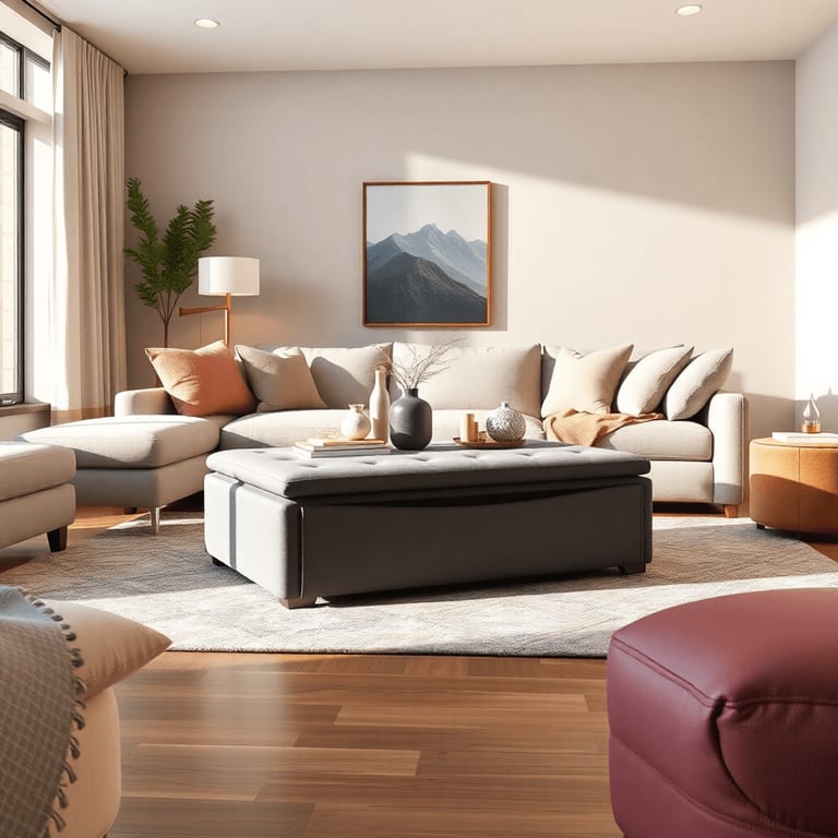 Do Ottomans Make Good Coffee Tables?